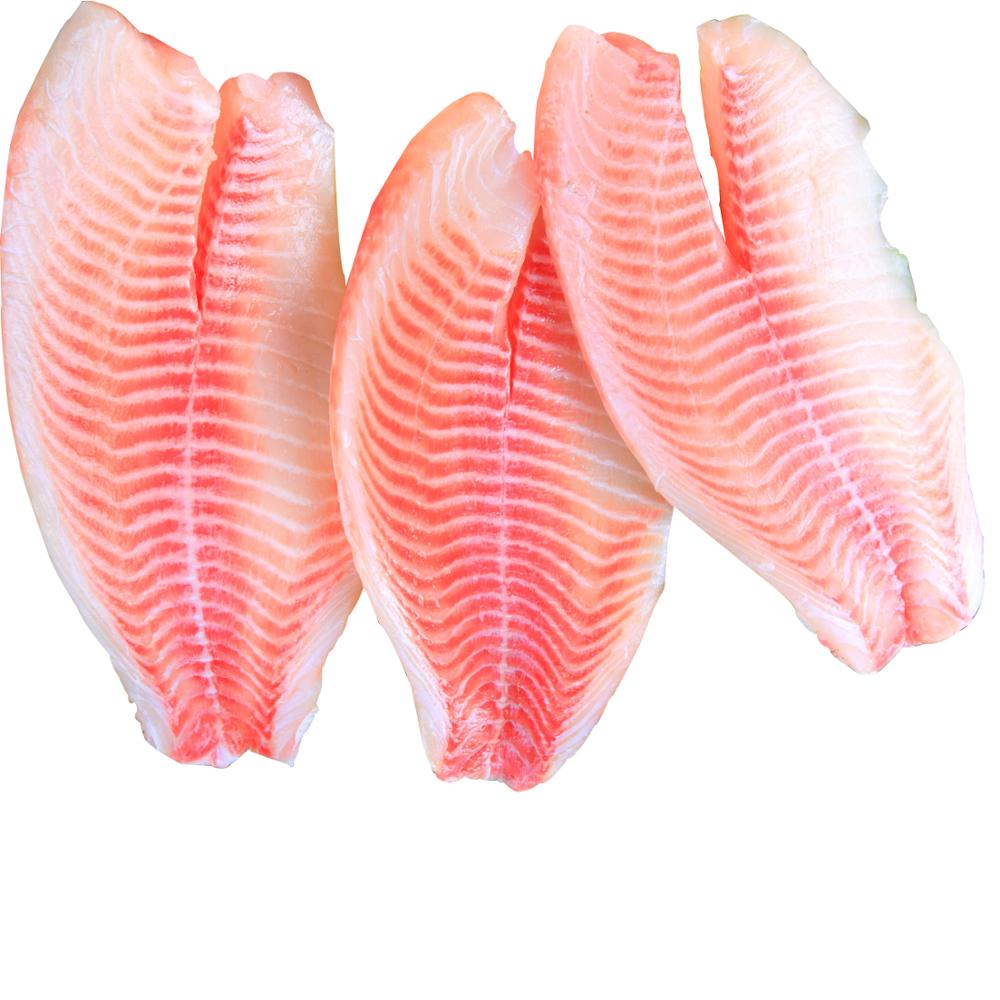 Yüksek kaliteli dondurulmuş Halibut filetosu 500gr Tilapia fileto toptan fiyat taze Tilapia fileto