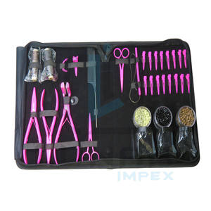 Kit de salón de belleza de cabello humano, herramientas de extensión de cabello de Color rosa, superventas en oferta, novedad de 2023 - Product Image 1