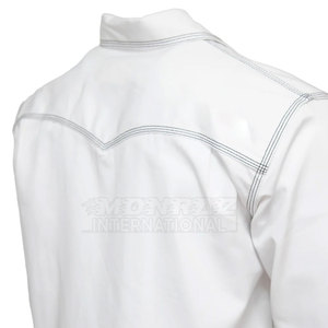 Algodón trabajo FR camisa para hombres 100% algodón FR soldadura camisa soldadura seguridad camisa resistente al fuego - Product Image 4