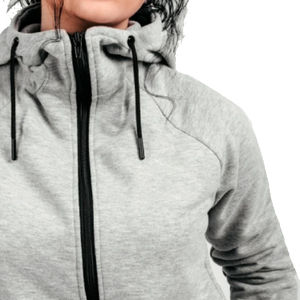 Conjunto Deportivo Reversible para Mujer, Invierno, Resistente al Viento, Grueso, con Logotipo Personalizado, Algodón y Poliéster, Transpirable, Estilo Casual Urbano - Product Image 5