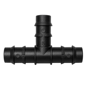 Raccordo a T semplice per tubi di irrigazione a goccia Ø 16 mm. Confezione da 100 Pezzi - Product Image 1