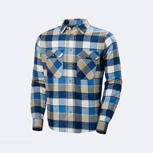 เสื้อเชิ้ตรัดรูปแขนยาวสำหรับผู้ชาย, เสื้อเชิ้ตกลางแจ้งแขนยาวพิมพ์ลายสำหรับผู้ชาย - Product Image 4