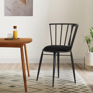 เก้าอี้รับประทานอาหารสไตล์โมเดิร์นสุดสบายสำหรับบ้านและสำนักงานเฟอร์นิเจอร์ห้องนั่งเล่น - Product Image 1