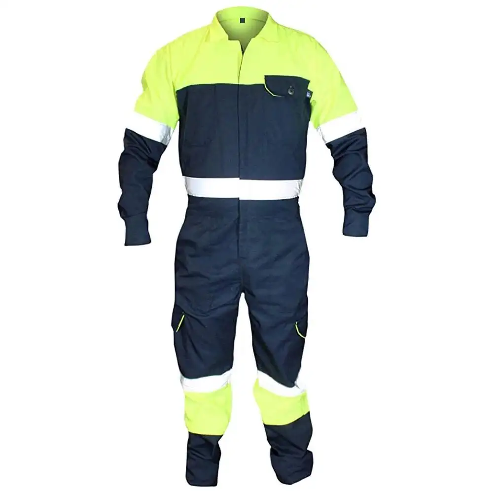 Guardwear OEM Overol Par Hombr Par Trabaj setelan pelindung SMS sekali pakai Coverall pakaian kerja setelan industri