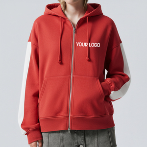 เสื้อฮู้ดดี้ผู้หญิง ปักโลโก้ตามสั่ง คุณภาพหรูหรา สีพื้น แขนเสื้อแบบแผ่น  คุณภาพสูง ไซส์ใหญ่ แฟชั่นทันสมัย - Product Image 1