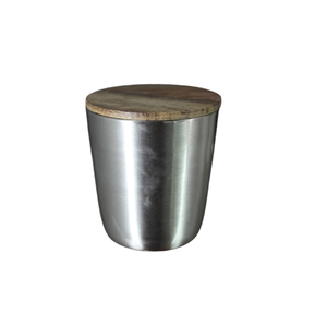 Seaux ronds décoratifs antiques de couleur de nickel de planteur de fer pour la décoration de maison et de salon faite à la main - Product Image 2