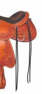 Sillín Western Show de estilo personalizado de alta calidad hecho a mano en la India con árbol de madera y Material de cuero al mejor precio - Product Image 3