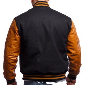 2026 New Latest Fashion Winter Custom Satin Varsity <b>Jackets</b> 100% Cotton Stand Collar <b>Baseball</b> & <b>Bomber</b> <b>Jacket</b> Men - Product Image 6