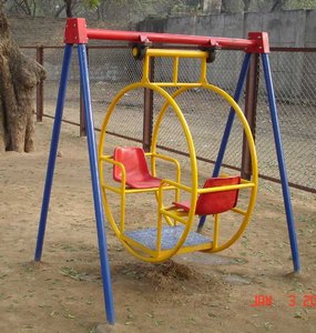 Plataforma Metálica Giratoria de Colores para Juegos Infantiles con Recubrimiento en Polvo y Tobogán de Plástico para Jardines, Gran Venta - Product Image 3