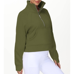 Sweats à capuche pour femmes imprimés sur mesure en gros, 100% coton, couleur unie, décontractés, manches longues, respirants, séchage rapide, streetwear, service OEM - Product Image 5