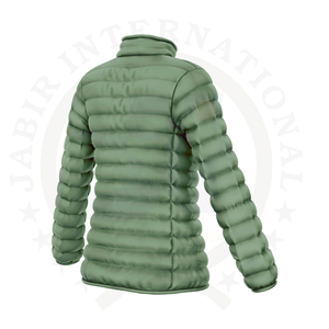 Productos de invierno Chaqueta acolchada suelta gruesa unisex para hombres y mujeres Impresión de logotipo personalizado - Product Image 3