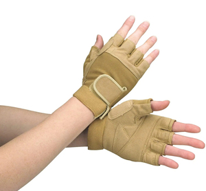Gants d'haltérophilie unisexe demi-doigt fabriqués en usine directs gants en cuir d'exercice de Fitness de gymnastique respirant pour le Sport - Product Image 1