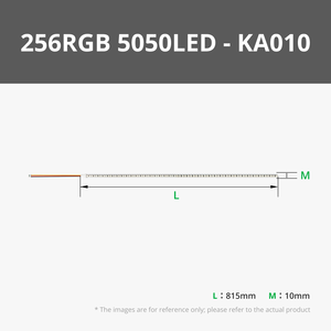 RGB 5050 LED Light <b>Strip</b> 815MM USB Connectivity Manual Button Switch <b>Copper</b> Body WS2811 IC IP68 DC 12V Input 3-Year Warranty - Product Image 1