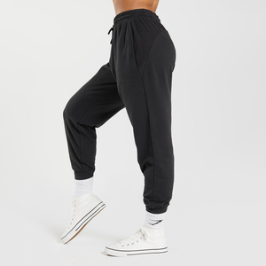 Pantalones Deportivos Holgados Clásicos para Mujer, de Alta Calidad, con Franja Lateral, Cintura Elástica con Bolsillo, para Gimnasio, Invierno - Product Image 2