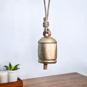 ระฆังโลหะงานทำมือดีไซน์ใหม่พร้อมสีทองแนวชนบทใช้สำหรับแขวนตกแต่งบ้านเครื่องประดับทางศาสนา - Product Image 3