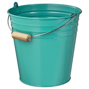 Maceta galvanizada estilo granja utilizada para jardines de hierbas interiores, sala de estar, arreglos florales o decoración de porche - Product Image 1