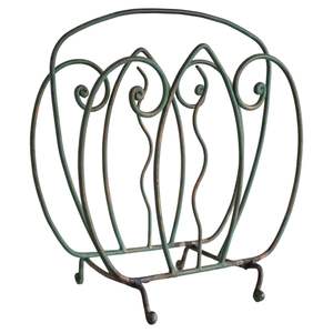 Porte-revues en métal noir moderne personnalisé, design géométrique, réglable, multifonctionnel pour la maison, le bureau, l'école, le salon - Product Image 3