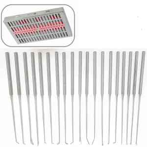 ชุดผ่าตัดสแตนเลสสตีลสำหรับประสาทขนาดเล็ก20ชิ้นเครื่องมือผ่าตัดระบบประสาท CE ISO โดย caronia surgery - Product Image 1