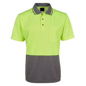 Camisas de Seguridad Polo Amarillo de Alta Visibilidad Personalizadas de Poliéster para Todo Clima, Uniformes de Trabajo de Alta Visibilidad, Fabricante de Camisas - Product Image 6