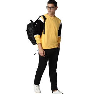 Suéter Personalizado para Hombre, Cuello Redondo, Manga Larga, Sudadera Gruesa de Felpa, Sudadera Lisa - Product Image 4