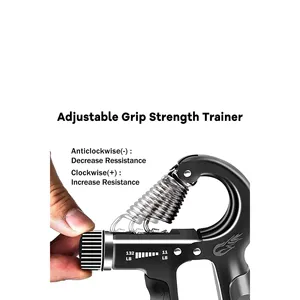 Adjustable Hand Grip Strengthener with Counter 5-60 Kg Wrist <b>Exerciser</b> - Product Image 4