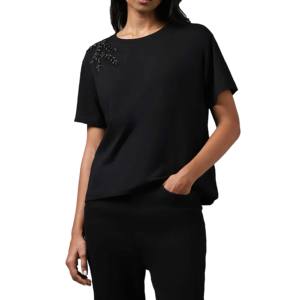 Venta al por mayor transpirable personalizado en blanco de color liso camisas de talla grande con logotipo personalizado de algodón de gran tamaño camiseta para las mujeres - Product Image 2