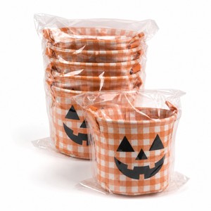 Borsa di Halloween in tela a forma di zucca per dolcetti, sacchetto portatile per bomboniere per bambini, ideale per feste di Halloween - Product Image 5