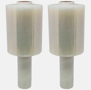 Film étirable PE transparent à prix d'usine avec distributeur à poignée en plastique pour emballage de palettes - Product Image 6