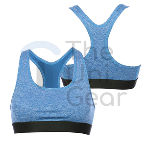 Bikinis sans couture pour femmes de haute qualité vêtements de plage soutien-gorge de sport élastique de yoga avec logo avant pour l'exercice de fitness et de plage - Product Image 5
