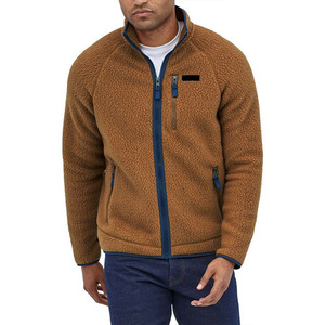 Reversible Fleece Wholesale <b>Fur</b> Streetwear Hip Hop Branded Outdoor Polar Winter Fleece <b>Jacket</b> <b>for</b> <b>Men</b> - Product Image 1