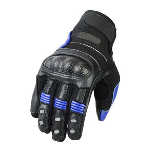 Guantes de moto de carreras Personalizar Impresión de logotipo Mejor diseño Precio barato Material de cuero Función transpirable - Product Image 3