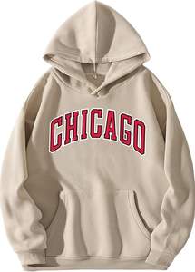 Sudadera con Capucha de Alta Calidad, Estilo Vintage, Tejido de Algodón, Talla Grande, Tres Tonos - Product Image 3