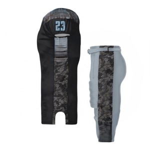 Uniforme de football américain personnalisé en tissu twill à mailles pour adultes, impression numérique, taille plus, manches courtes pour hommes - Product Image 3