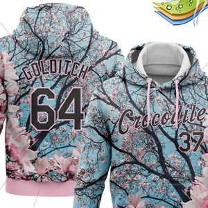 เสื้อมีฮู้ดผ้าฟลีซของผู้ชายเสื้อลำลองกีฬาฤดูหนาวพิมพ์ลายดิจิตอลแบบมืออาชีพ - Product Image 4