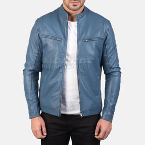 Chaqueta de Cuero de Diseño Personalizado de Invierno, Chaqueta de Cuero de Moda de Alta Calidad para Hombre, Nuevo Diseño - Product Image 3