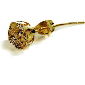 24K Or Rose Métal Maison Fleur Décorative Design Classique Vente Chaude pour la Fête des Mères Noël Saint Valentin Cadeau - Product Image 3