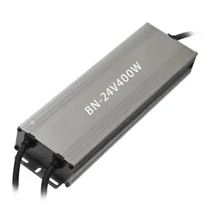 Binazk LED Rainproof Switching Power Supply 24VAC 400W With Certificate For Flexible LED Strip