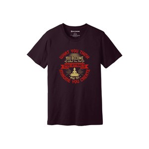 100% algodón camiseta informal 3D Buda temas impresión 12 opciones de color 160-180 pesado GSM diseño personalizable Logotipo de colocación - Product Image 4