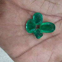 Piedras Preciosas Sueltas de Esmeralda de Calidad AAA, Excelente Brillo, Forma Perfecta, Color Verde, Calidad Natural de Zambia, 20% de Descuento y Regalo de Año Nuevo