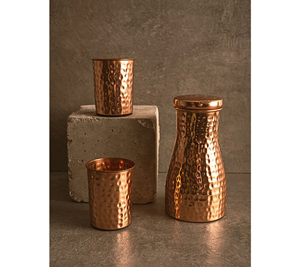 Oretrove 300ml Handmade Copper Wine <b>Glass</b> Shiny Polished Design Party Use Drink Cup Crafted by Crescent Crafts - Product Image 3