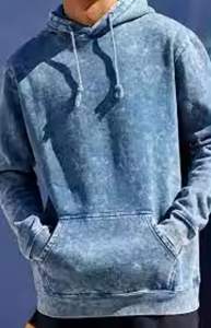 Sudadera con capucha de ácido personalizada de alta calidad estilo callejero lana pesada de gran tamaño poliéster lavado Vintage impermeable - Product Image 5