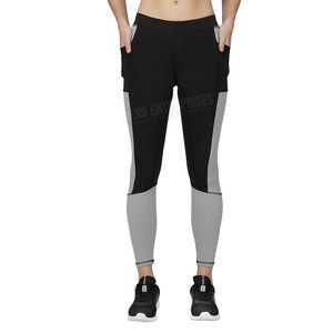 Leggings push-up de Yoga taille haute pour femmes tissu tricoté respirant Style décontracté pour l'entraînement en cours d'exécution Sport - Product Image 2
