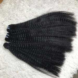 Wholesale Priced Raw Unprocessed Remy <b>Hair</b> Extensions Virgin <b>Kinky</b> <b>Straight</b> Vietnamese Bundles Buy Now and Get Discount - Product Image 2