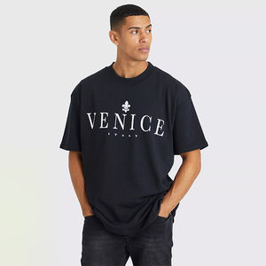 T-shirts pour hommes de haute qualité 100% coton décontracté à manches courtes anti-rides séchage rapide respirant imprimé personnalisé - Product Image 2