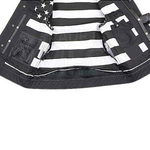 Chaleco de Invierno para Hombre, de Cuero Genuino, Impermeable, con Cuello Mao, de Alta Calidad, Personalizado, Nuevo - Product Image 6