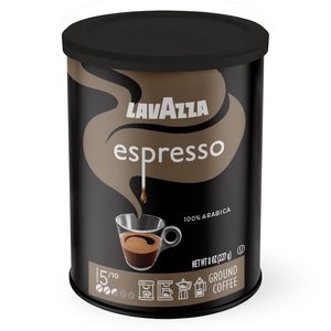 กาแฟบดลาวาซซ่า เอสเพรสโซ คั่วกลาง อาราบิก้า 100% กระป๋อง 8 ออนซ์ (แพ็ค 4 กระป๋อง) - Product Image 6