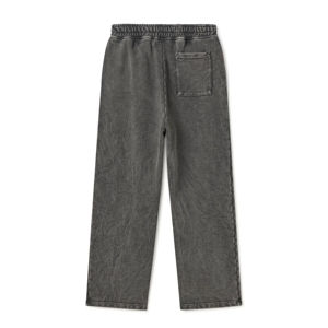 Top tendance hommes taille élastique pantalons de survêtement lavage à l'acide impression bouffante 3D personnalisé 3 poches Style pantalon à jambes larges vêtements de plein air - Product Image 2