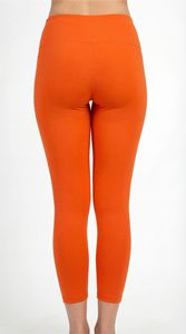 <b>Women</b> Tangerine High Waist Gym <b>Leggings</b> OEM Custom <b>Compression</b> Yoga Pants - Product Image 2
