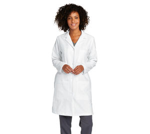 Uniforme médico de enfermería para mujer de alta calidad y bata de laboratorio tejida para uso hospitalario - Product Image 1