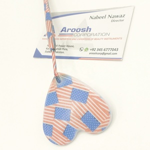 ที่หนีบขนตาปลอมแบบยั่งยืนพร้อมปลายแหลมพิมพ์ลายหัวใจกระดาษตรวจสอบความงามสั่งติดฉลากได้ตามต้องการ - Product Image 5